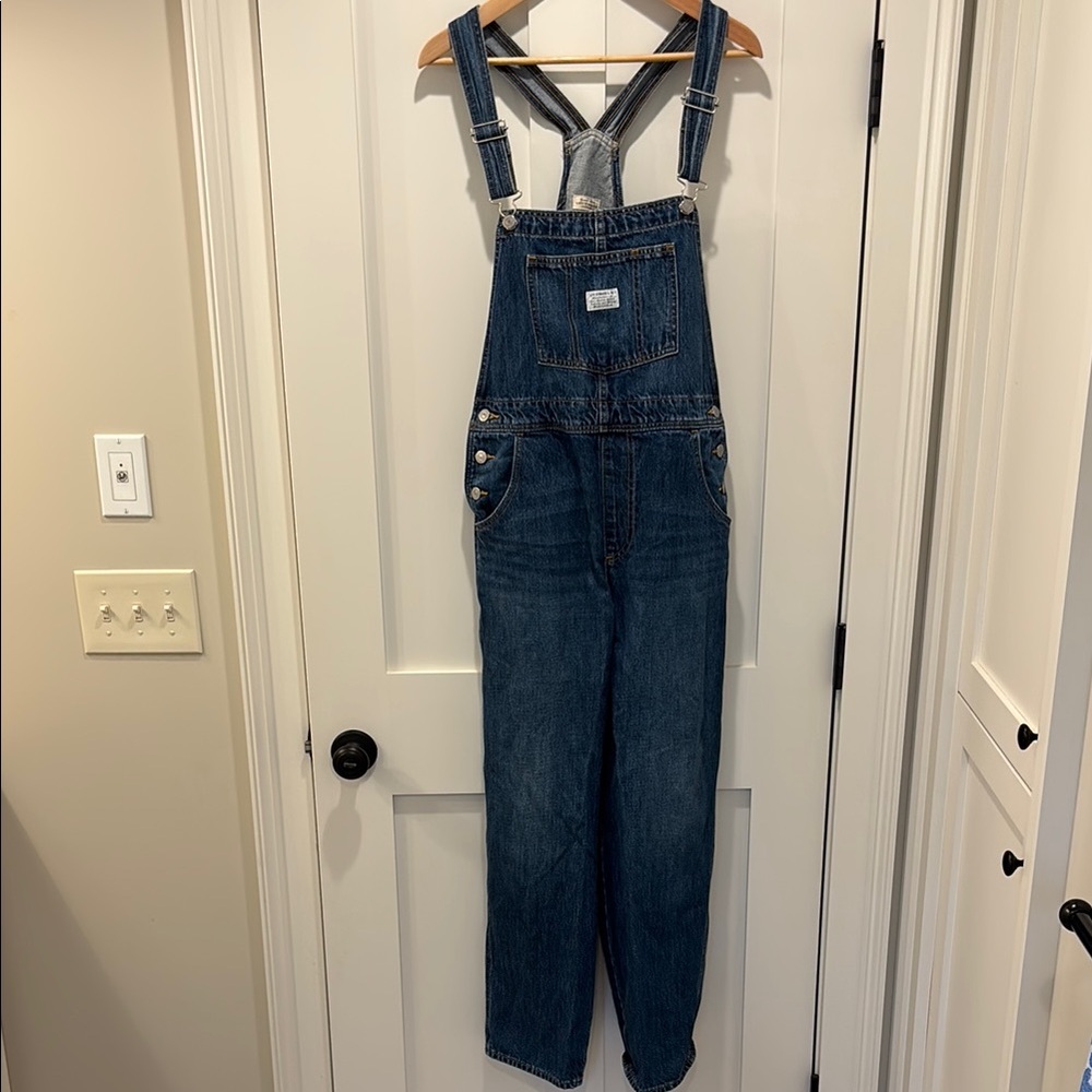 Levi's Blue Denim Women's Overalls- medium